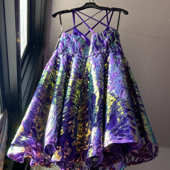 NWT ALYCE PARIS Dress Size 6 bright purple - Picture 14 of 17
